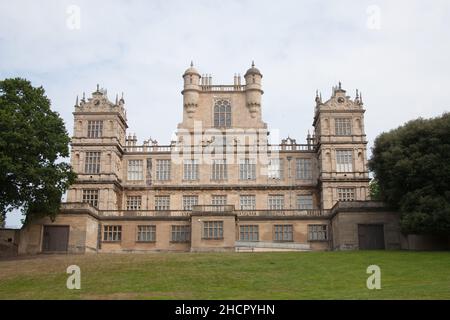Wollaton Hall and Gardens in Nottingham in the UK Stock Photo