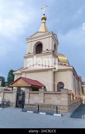 Khram Mikhaila Arkhangela church in Grozny, Russia. Stock Photo