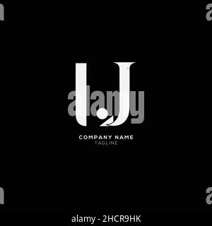 Creative modern LJ Letter Business Logo Design Alphabet Icon Vector Symbol. Creative elegant letter LJ logo template. Stock Vector