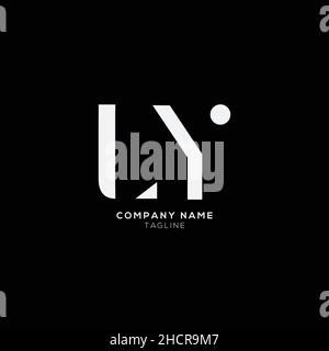 Creative modern LY Letter Business Logo Design Alphabet Icon Vector Symbol. Creative elegant letter LY logo template. Stock Vector