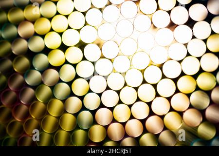 Drinking straws tubes Stock Photo