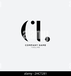 Creative modern CL Letter Business Logo Design Alphabet Icon Vector Symbol. Creative elegant letter CL logo template. Stock Vector