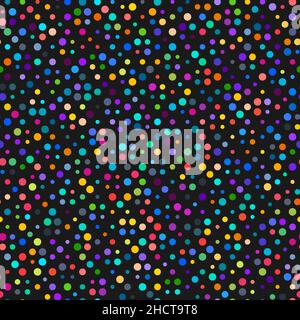 TV pixel noise of analog channel grain screen seamless background Stock Vector