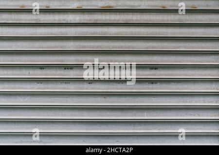 Corrugated weathered metal texture surface background Stock Photo