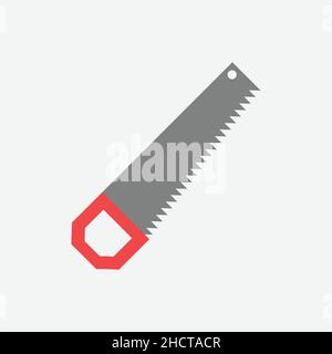 Saw icon. Cartoon of sickle vector icon. Stock Vector