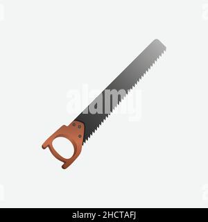 Saw icon. Cartoon of sickle vector icon. Stock Vector