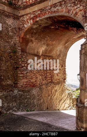 The village of Bova in the Province of Reggio Calabria, Italy. Stock Photo