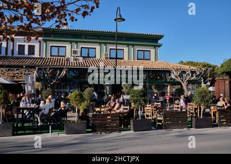 Biddy Mulligan´s Irish pub in La Cala de Mijas, Malaga province, Spain. Stock Photo