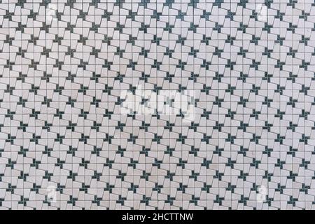 Abstract seamless geometrical tile pattern background. ceramic mosaic style Stock Photo