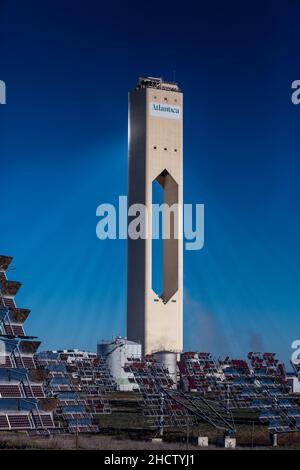 SEVILLE - Abengoa Solar Power Plant, Using Concentrated Solar Thermal ...