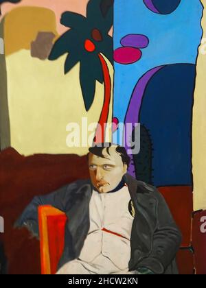 Art collection of the art museum Museu Colecao Berardo in Lisbon with famous paintings Stock Photo