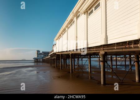 The pier at Weston-super-Mare, Somerset, UK 2021 Stock Photo