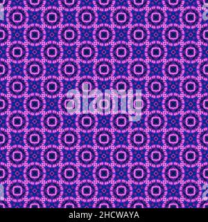 Purple, pink, blue and black color seamless pattern texture and template. Multicolored. Colorful ornamental graphic design. Colored mosaic ornaments. Stock Vector