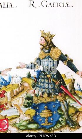 Reino de Galicia - Kingdom of Galicia - CarolumV. Stock Photo