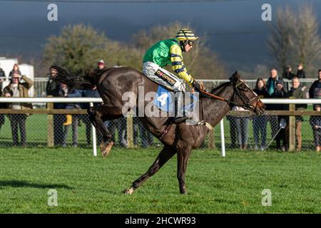 Boxing Day races at Wincanton - Race 1 Stock Photo