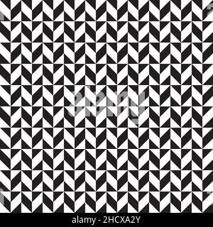 Seamless op art abstract geometric pattern background Stock Vector