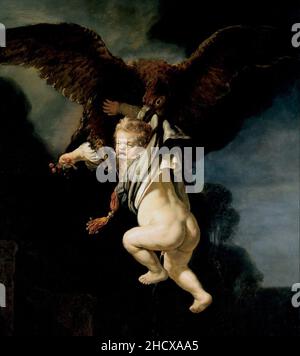 Rembrandt - The Abduction of Ganymede Stock Photo