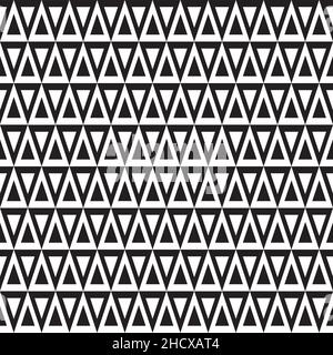 Seamless African tribal triangle pattern background Stock Vector