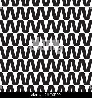 Seamless Chevron ZigZag Line Pattern Background. Stock Vector