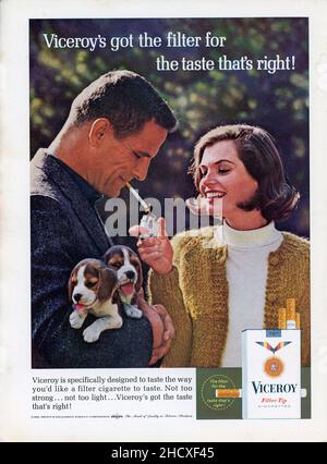 April 1965 'Playboy' Magazine advertisement, USA Stock Photo