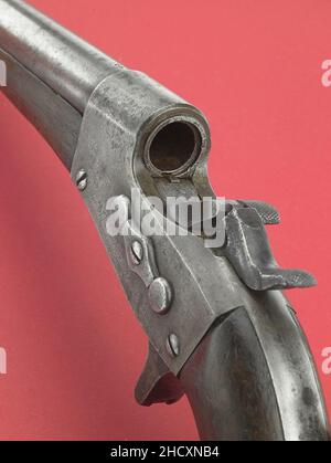 Remington Naval Model 1865 Pistol-NMAH-ET2010-31902-000003. Stock Photo