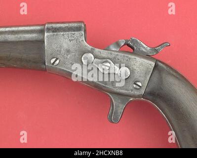 Remington Naval Model 1865 Pistol-NMAH-ET2010-31904-000003. Stock Photo