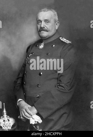 Remus von Woyrsch 1915. Stock Photo