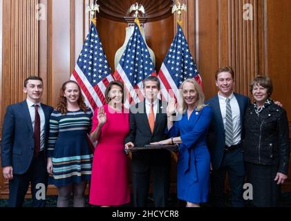 Representative Mary Gay Scanlon Sworn into Office. Stock Photo