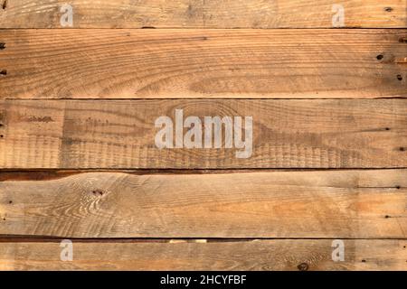 Hard oak wood pallet board background texture. Stock Photo