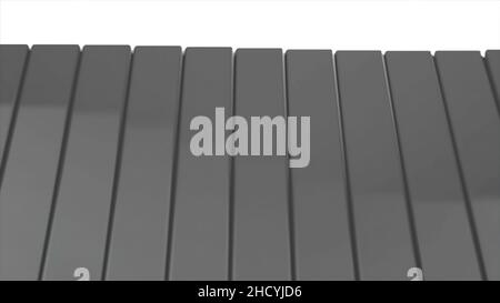 Abstract grey geometric shapes on white background. Abstract White Background Random Motion, 3d Loopable Animation Stock Photo