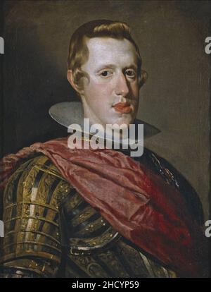 Retrato de Felipe IV en Fraga, by Diego Velázquez Stock Photo - Alamy