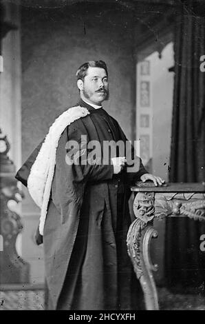 Revd Canon Evan Thomas Davies, Saint David's Church, Liverpool (Dyfrig, 1847-1927) Stock Photo