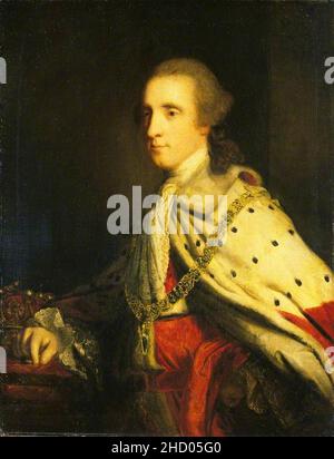 Reynolds - The 4th Duke of Queensberry as Earl of March. Stock Photo