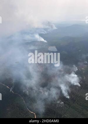 Rice Ridge Fire Stock Photo - Alamy