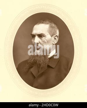 Richard Francis Burton tondo. Stock Photo