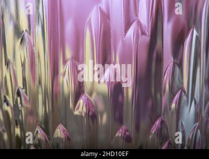 Crystal Glass Geometric pattern. Futuristic Abstract background. Stock Photo
