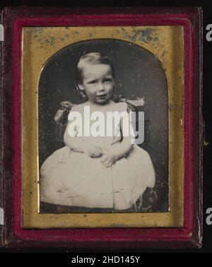 Robert Louis Stevenson daguerreotype portrait as a child. Stock Photo