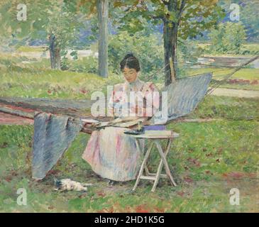 Theodore Robinson - Correspondence (1895). Stock Photo