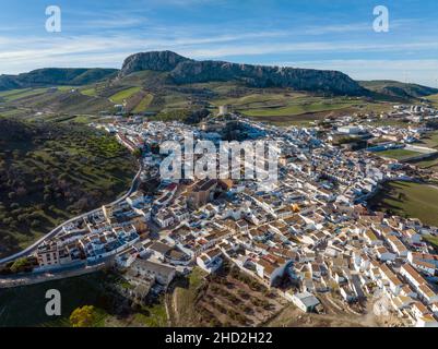 views of the rural municipality of Cañete la Real in the province of Malaga, Spain. Stock Photo