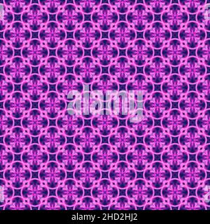 Purple, pink, blue and black color seamless pattern texture and template. Multicolored. Colorful ornamental graphic design. Colored mosaic ornaments. Stock Vector