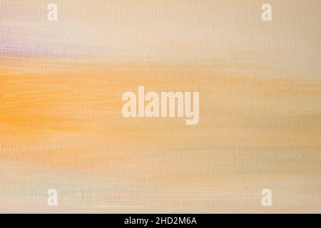 Warm colored abstract painting background on canvas Stock Photo
