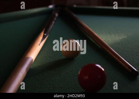 Snooker Table, England 2021 Stock Photo