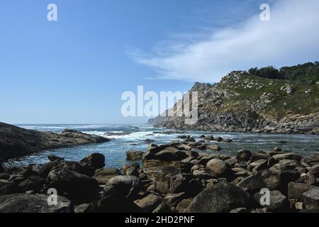 Cies Islands, Atlantic Islands of Galicia National Park, Spain Stock Photo