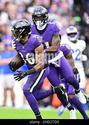 BALTIMORE RAVENS 2022 NFL GAME PROGRAM vs DENVER BRONCOS, CHUCK CLARK