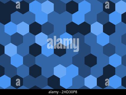 Colorful Hexagonal With Shadow Background. Honeycomb Background. Vector 