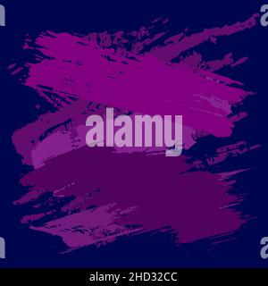 Grunge violet and purple distressed paint background. Dust overlay texture. Dirty splattered design element. Abstract vector illustration Stock Vector