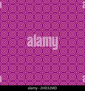 Violet and pink circles. Design element. Trendy seamless pattern  for prints, brochures, web pages, template, and textile design Stock Vector