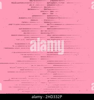 Pink grunge speed lines in arrow form. Distress texture of spots, stains, ink, dots, scratches. Design element for pattern, grungy effect, template Stock Vector