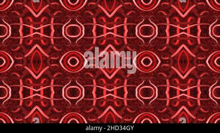 Red abstract background. Seamless pattern for wallpaper, banner, illustration, fabric and other designs. 8K resolution. 3D. Stock Photo