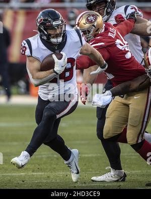 December 18, 2022: Houston Texans running back Rex Burkhead (28